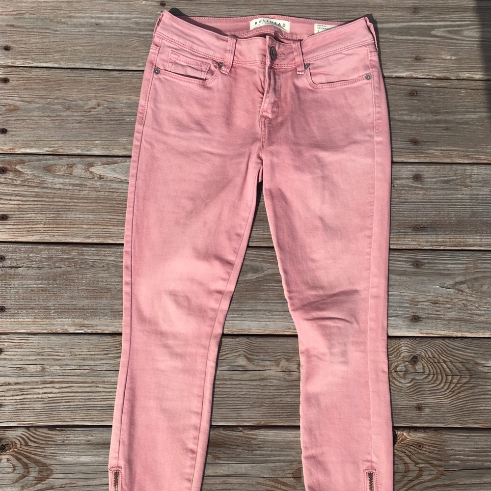 Bullhead Pink Skinny Jeans Size 1